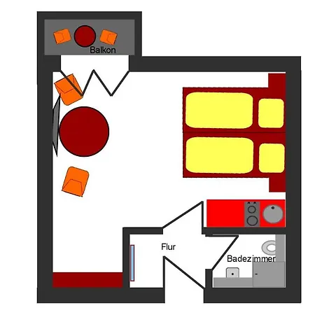 H&h Im Herzen Der Stadt Super Zentral Ruhig Mit Kochnischen Balkon Oder Empore Apartamento